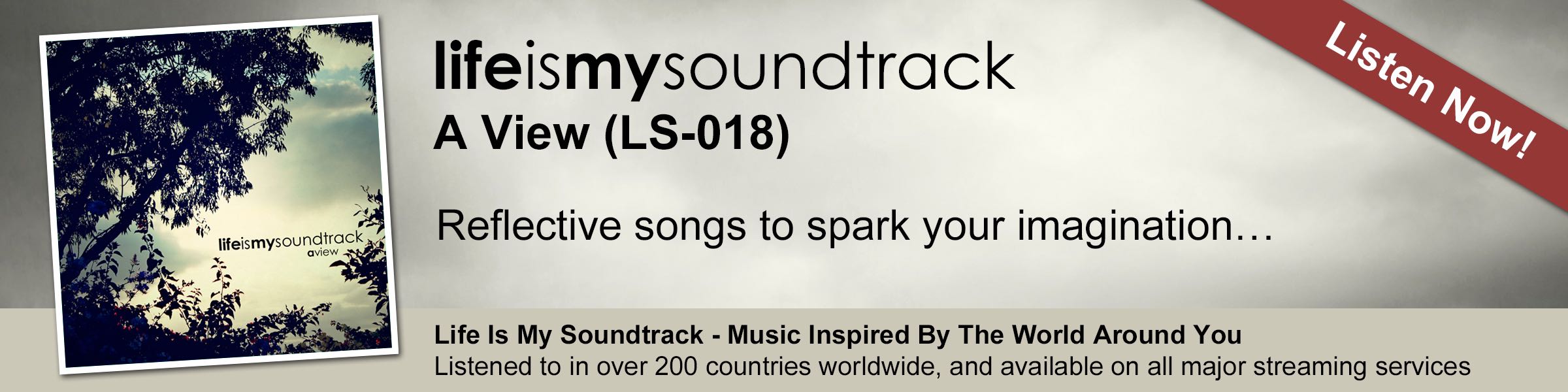 The Life Is My Soundtrack album A View - Reflective songs to spark your imagination