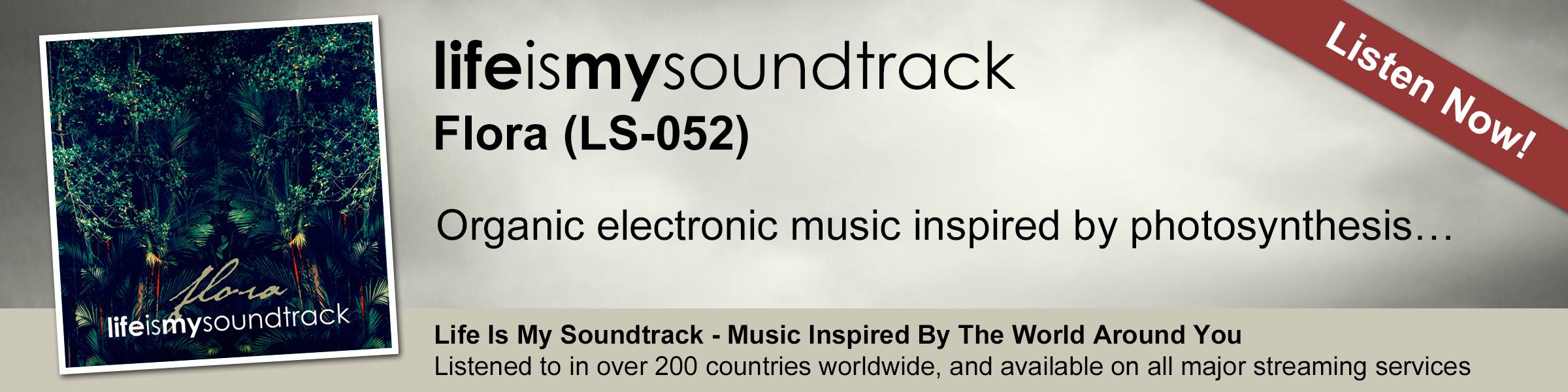 The Life Is My Soundtrack album Flora - Organic electronic music inspired by photosynthesis